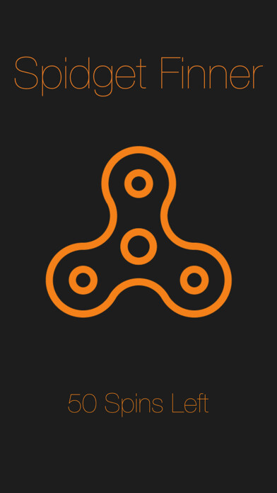 Emulate iPhone app Spidget Finner - Fidget Spinner App using MyAndroid