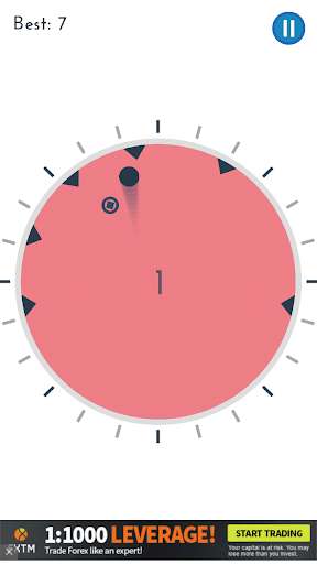 Emulate Android APK Spiky Circle