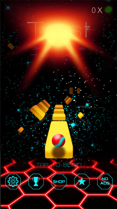 Emulate iPhone app Spin Ball on Stacked Block using MyAndroid Emulate iPhone app Spin Ball on Stacked Block using MyAndroid
