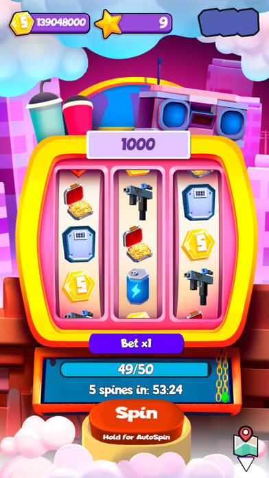 Emulate iPhone app Spin Boss: Coin Collector using MyAndroid Emulate iPhone app Spin Boss: Coin Collector using MyAndroid