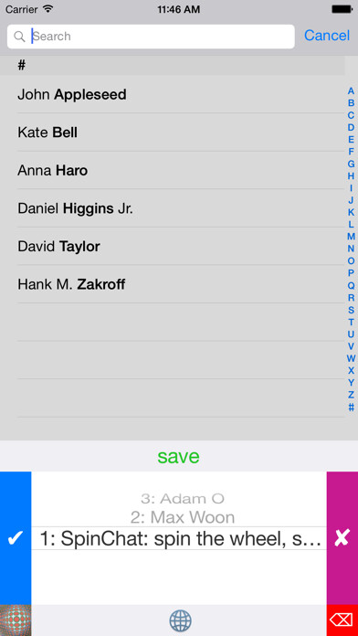 Emulate iPhone app SpinChat using MyAndroid