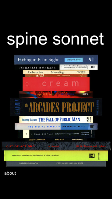 Emulate iPhone app Spine Sonnet using MyAndroid Emulate iPhone app Spine Sonnet using MyAndroid