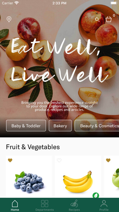 Emulate iPhone app Spinneys UAE Grocery Delivery using MyAndroid