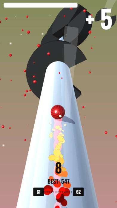 Emulate iPhone app Spinny Tube using MyAndroid