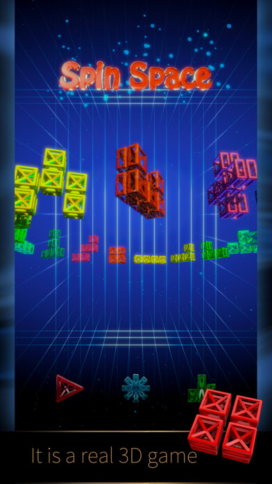 Emulate iPhone app Spin Space-Block Puzzle 3D using MyAndroid