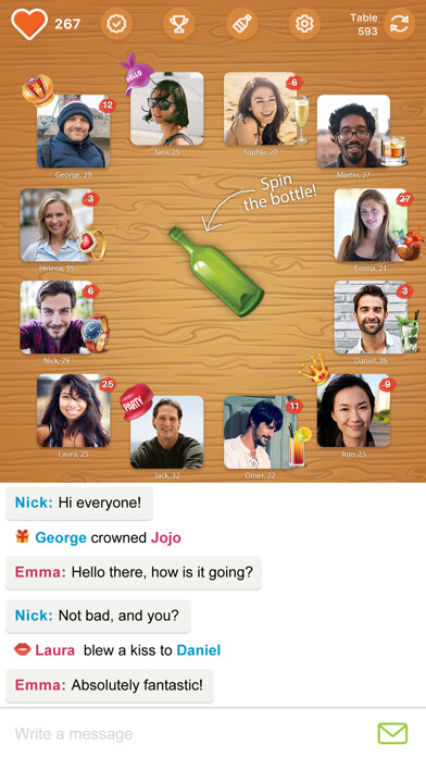 Emulate iPhone app Spin the Bottle: chat-n-flirt using MyAndroid Emulate iPhone app Spin the Bottle: chat-n-flirt using MyAndroid