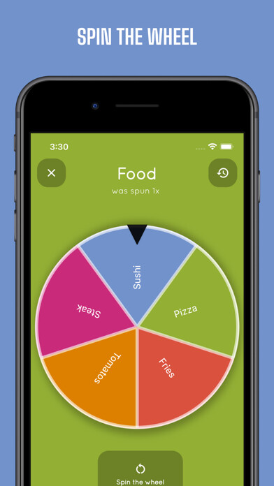 Emulate iPhone app Spin The Wheel - Random choice using MyAndroid Emulate iPhone app Spin The Wheel - Random choice using MyAndroid