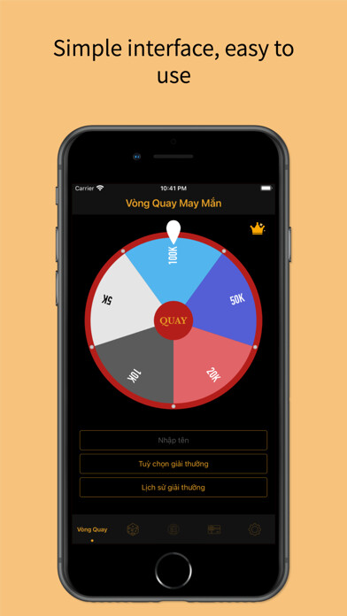 Emulate iPhone app Spin Wheel - Dice Random using MyAndroid Emulate iPhone app Spin Wheel - Dice Random using MyAndroid