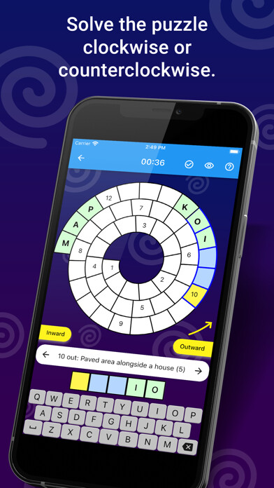 Emulate iPhone app Spiral Crossword using MyAndroid Emulate iPhone app Spiral Crossword using MyAndroid
