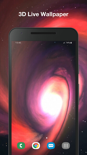 Emulate Android APK Spiral Galaxy Live Wallpaper