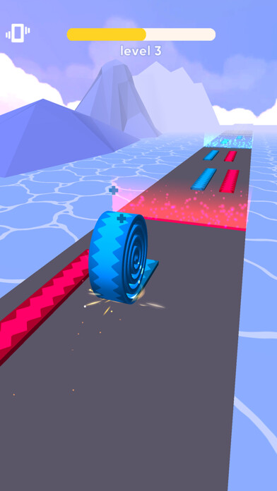 Emulate iPhone app Spiral Run 3D! using MyAndroid