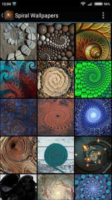 Emulate Android APK Spiral Wallpapers