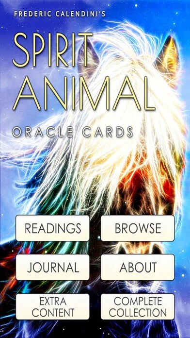 Emulate iPhone app Spirit Animal Oracle Cards using MyAndroid