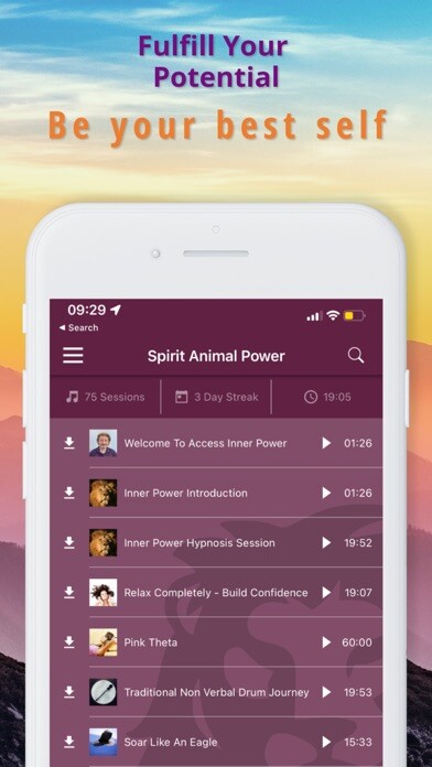 Emulate iPhone app Spirit Animal Power using MyAndroid
