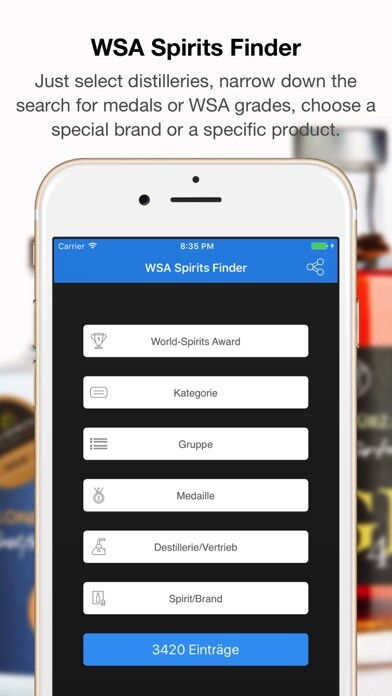 Emulate iPhone app Spirits Finder using MyAndroid Emulate iPhone app Spirits Finder using MyAndroid