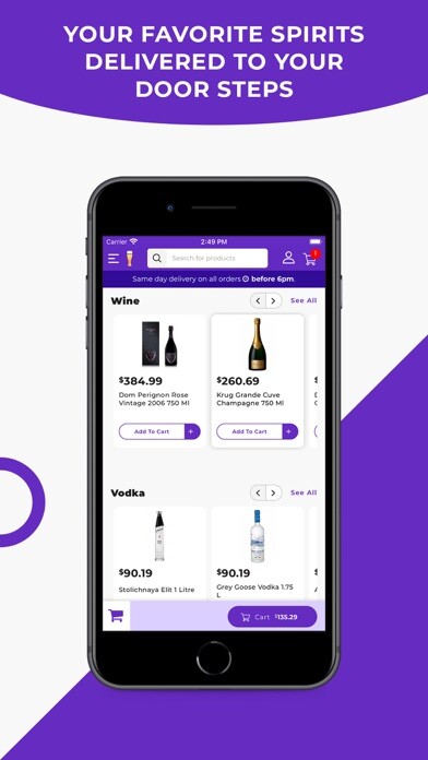 Emulate iPhone app Spirits.ky Alcohol Delivery using MyAndroid Emulate iPhone app Spirits.ky Alcohol Delivery using MyAndroid