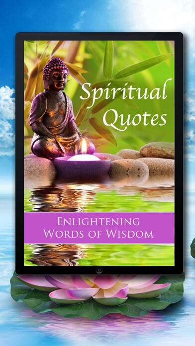 Emulate iPhone app Spiritual Quotes - Wise Words And Buddha Sayings For A Better Life using MyAndroid