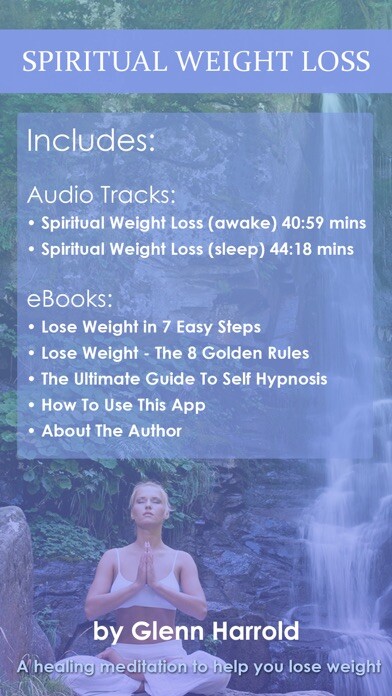 Emulate iPhone app Spiritual Weight Loss Meditation by Glenn Harrold using MyAndroid