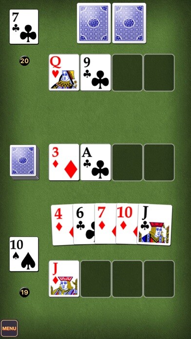 Emulate iPhone app Spite & Malice - Classic Game using MyAndroid