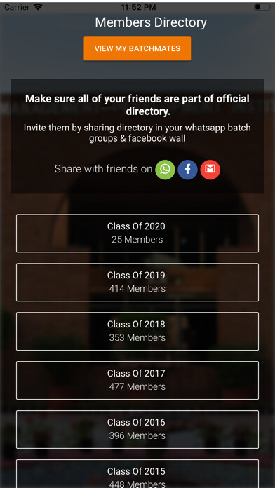 Emulate iPhone app S P Jain Alumni using MyAndroid Emulate iPhone app S P Jain Alumni using MyAndroid