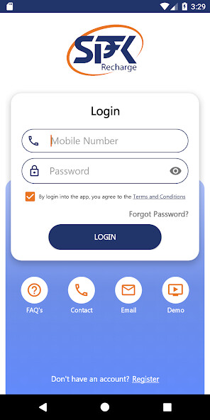 Run android online APK SPK Recharge from MyAndroid or emulate SPK Recharge using MyAndroid