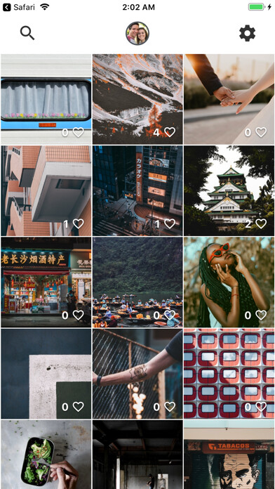 Emulate iPhone app Splasher // Unsplash Client using MyAndroid