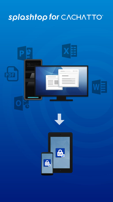 Emulate iPhone app Splashtop for CACHATTO using MyAndroid
