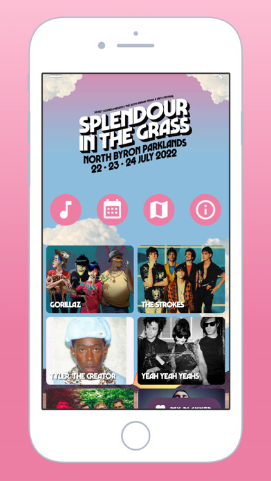 Emulate iPhone app Splendour in the Grass using MyAndroid