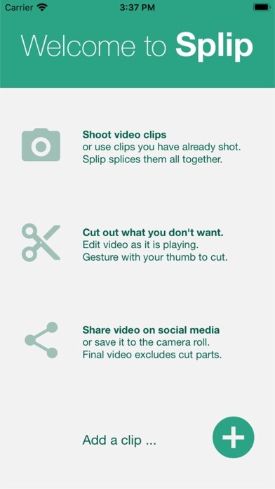 Emulate iPhone app Splip Video Creator using MyAndroid