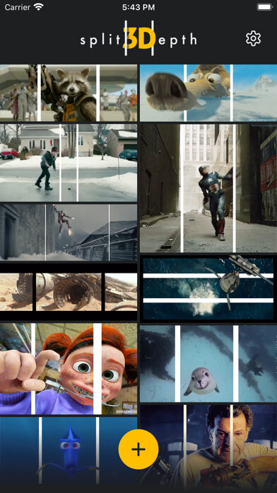 Emulate iPhone app split3Depth (3D effect video) using MyAndroid