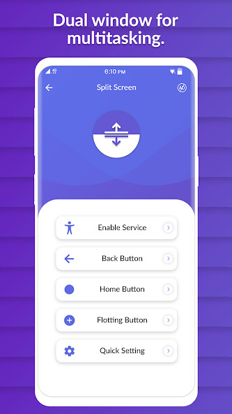 Run android online APK Split Screen - Dual Window For Multitasking from MyAndroid or emulate Split Screen - Dual Window For Multitasking using MyAndroid