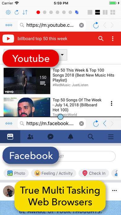 Emulate iPhone app Split Screen: MultiTasking Web using MyAndroid Emulate iPhone app Split Screen: MultiTasking Web using MyAndroid