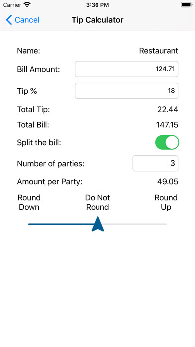 Emulate iPhone app Split The Tip using MyAndroid Emulate iPhone app Split The Tip using MyAndroid