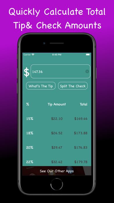 Emulate iPhone app Split This Check using MyAndroid Emulate iPhone app Split This Check using MyAndroid