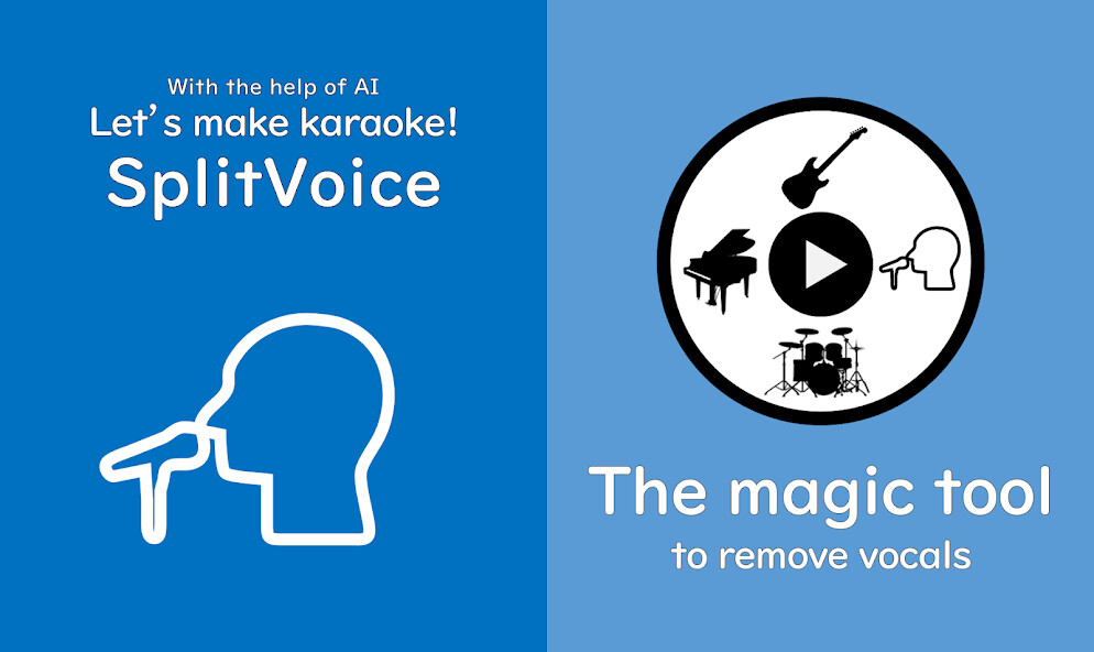 Run android online APK SplitVoice (vocal remover) from MyAndroid or emulate SplitVoice (vocal remover) using MyAndroid