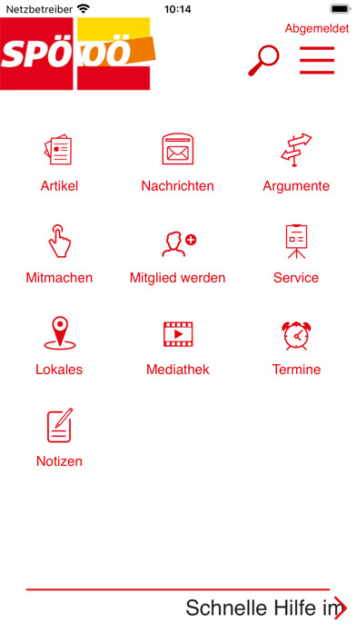 Emulate iPhone app SPÖ Oberösterreich using MyAndroid Emulate iPhone app SPÖ Oberösterreich using MyAndroid