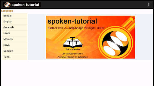 Run android online APK Spoken Tutorial from MyAndroid or emulate Spoken Tutorial using MyAndroid Run android online APK Spoken Tutorial from MyAndroid or emulate Spoken Tutorial using MyAndroid