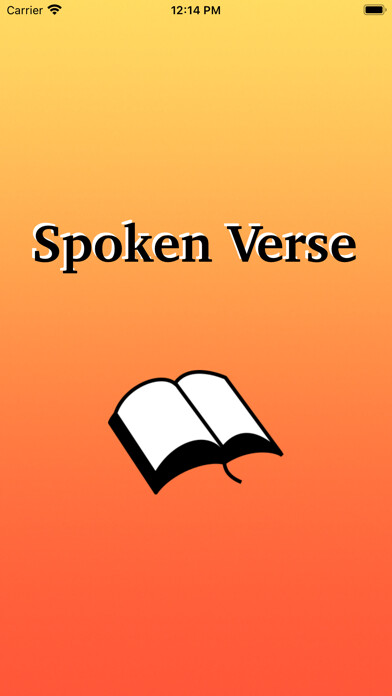 Emulate iPhone app Spoken Verse using MyAndroid