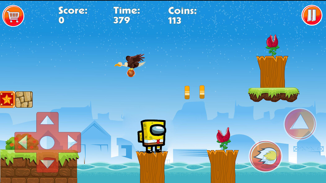 Run android online APK Sponge Adventure Imposter Game from MyAndroid or emulate Sponge Adventure Imposter Game using MyAndroid