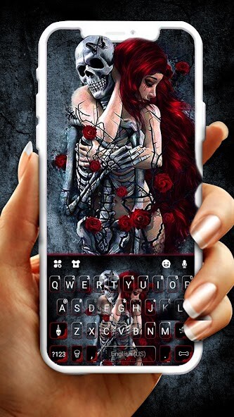 Run android online APK Spooky Skeleton Love Theme from MyAndroid or emulate Spooky Skeleton Love Theme using MyAndroid