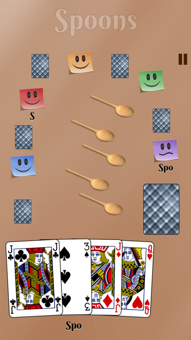 Emulate iPhone app Spoons Card Game using MyAndroid Emulate iPhone app Spoons Card Game using MyAndroid