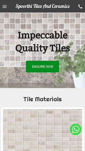 Run android online APK Spoorthi Tiles And Ceramics from MyAndroid or emulate Spoorthi Tiles And Ceramics using MyAndroid