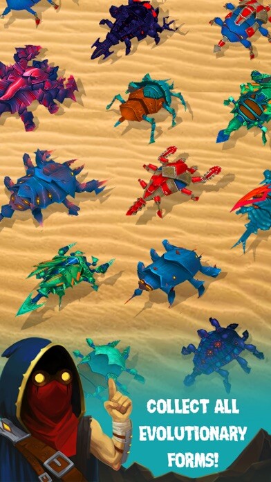 Emulate iPhone app Spore Monsters.io 3D Premium using MyAndroid