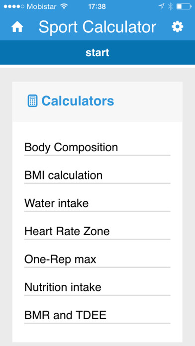 Emulate iPhone app Sport Calculator using MyAndroid Emulate iPhone app Sport Calculator using MyAndroid