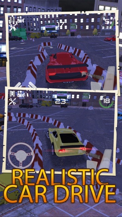 Emulate iPhone app Sport Car Parking Simulator 18 using MyAndroid
