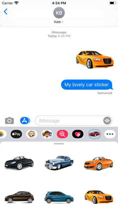 Emulate iPhone app Sport Car Stickers using MyAndroid Emulate iPhone app Sport Car Stickers using MyAndroid