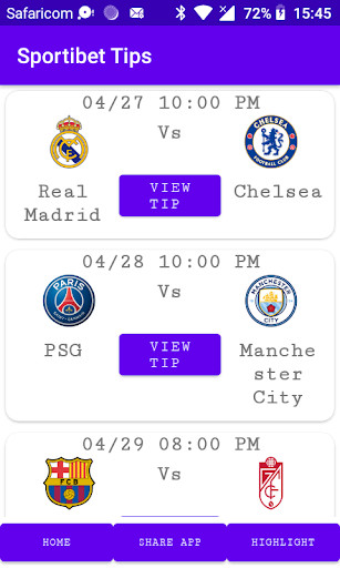 Run android online APK Sportibet Betting Tips from MyAndroid or emulate Sportibet Betting Tips using MyAndroid