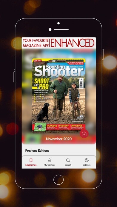 Emulate iPhone app Sporting Shooter Magazine using MyAndroid