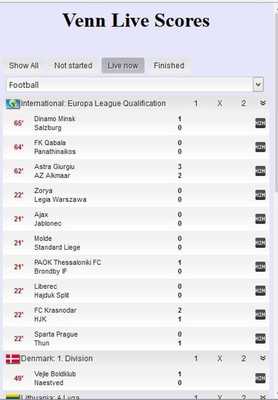 Emulate Android APK Sport Live Scores Emulate Android APK Sport Live Scores