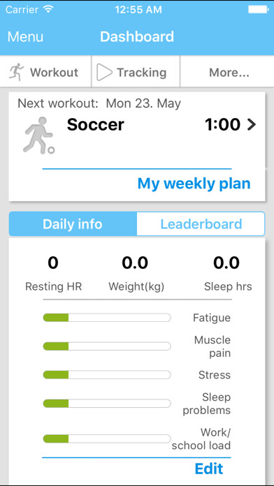Emulate iPhone app Sportlyzer Pro Player App using MyAndroid